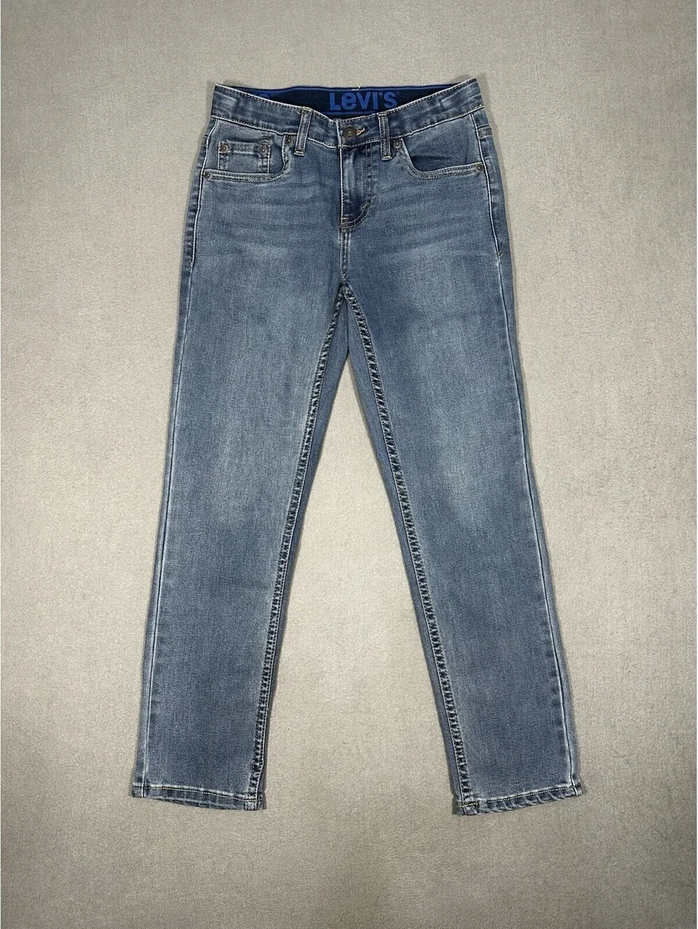 Levi’s 502 Boys 10 Regular Jeans W25 L25 Taper NWOT Medium Wash